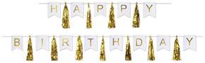 Happy Birthday Tassel Streamer