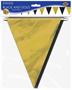 Black & Gold Pennant Banner