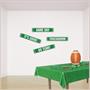 Game Day Football Lantern Centerpiece