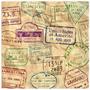 Around The World Luncheon Napkins