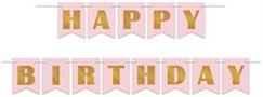 Foil Happy Birthday Streamer