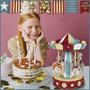 3-D Vintage Circus Carousel Centerpiece