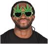 Glittered Weed Glasses