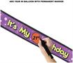 It's My Birthday Satin Sash