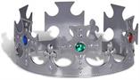Plastic Jeweled King's Crown
