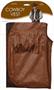 Faux Brown Leather Cowboy Vest w/Fringe