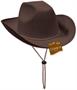 Brown Felt Cowboy Hat