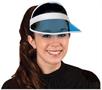 Clear Blue Plastic Dealer's Visor