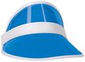 Clear Blue Plastic Dealer's Visor