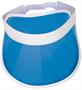 Clear Blue Plastic Dealer's Visor
