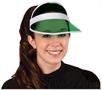 Clear Green Plastic Dealer's Visor