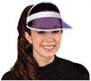 Clear Purple Plastic Dealer's Visor
