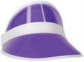 Clear Purple Plastic Dealer's Visor