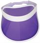 Clear Purple Plastic Dealer's Visor