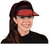 Clear Red Plastic Dealer's Visor