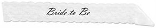 Bride To Be Lace Sash