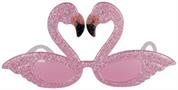 Glittered Flamingo Fanci-Frames