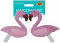 Glittered Flamingo Fanci-Frames