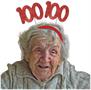 "100" Glittered Boppers