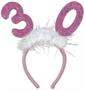 "30" Glittered Boppers w/Marabou
