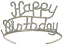 Glittered Metal Happy Birthday Tiara