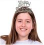 Glittered Metal Happy Birthday Tiara