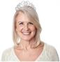 Glittered Metal "50" Tiara