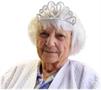 Glittered Metal "80" Tiara