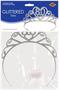 Glittered Metal "80" Tiara
