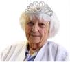 Glittered Metal "90" Tiara