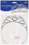 Glittered Metal "90" Tiara