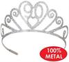 Glittered Metal "90" Tiara