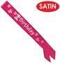 "1st" Birthday Satin Sash