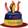 Plush Birthday Cake Hat