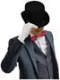 Satin Sleek Top Hat