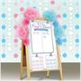 Gender Reveal Tally Board & Stickers