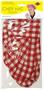 Gingham Fabric Chef's Hat