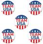 Team USA Party Buttons