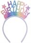 Glittered Happy Birthday Headband