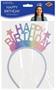 Glittered Happy Birthday Headband