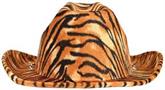 Tiger Print Cowboy Hat