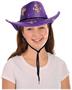 Sequined Mardi Gras Cowboy Hat