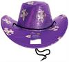 Sequined Mardi Gras Cowboy Hat