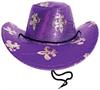 Sequined Mardi Gras Cowboy Hat