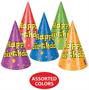 Balloon & Confetti Birthday Cone Hats