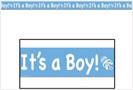 It's A Boy! Party Tape