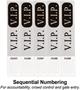 Silver V.I.P. Wristbands