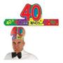 Look Who's "40" Headband