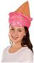 Plush Ice Cream Cone Hat