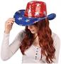Sequined Patriotic Cowboy Hat